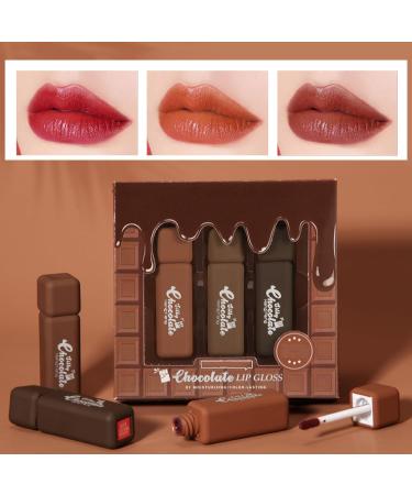 3Pcs Matte Liquid Lipstick Kit - Long Lasting Waterproof Lip Tint Gift Set for Girls & Women - Perfect Pigmented Lip Makeup - Buy Online on GoSupps.com