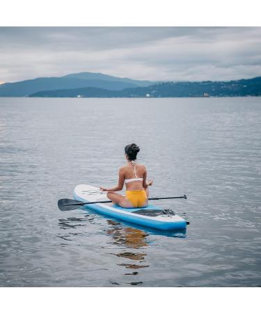 WONITAGO SUP Paddleboard Paddles - Aluminum Shaft, Nylon Blade, Adjustable 180-220 cm - Black - Buy Online on GoSupps.com