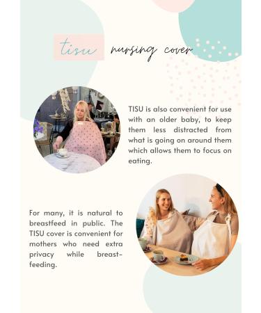Nursing Cover for Baby Breastfeeding & Pumping | Multi-Use Car Seat Stroller Cover | Soft Organic Muslin Cotton Apron & Shawl | Pastel Colors - Light Grey - Buy Online on GoSupps.com