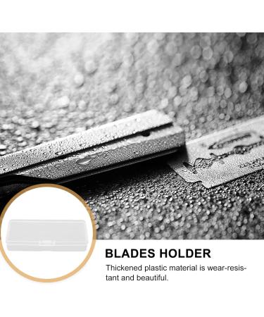 Topbathy 10-Pack Disposable Razor Blade Cases - Transparent Organizers for Hairdressing & Safe Disposal - Buy Online on GoSupps.com