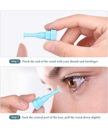 Hard Contact Lens Remover & Insertion Tool - Suction Cup (Blue) 10 Pack for RGP & Scleral Lenses - International Shipping - Buy Online on GoSupps.com
