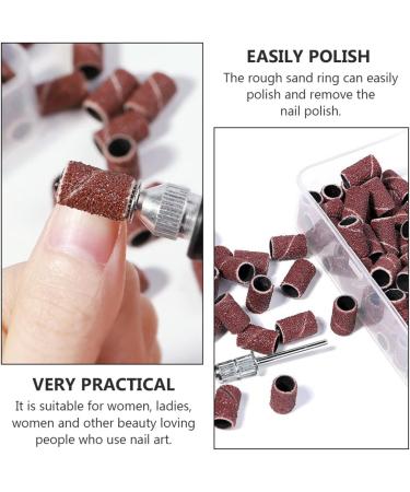 Beaupretty 1box Shape Tool Manicures Ring Professional for Sanding Efile Nail Household Practical Tools Electric Drill Polishing Pedicures Grinder Heads and Assorted Bits Useful 1.27x0.8cm - Buy Online on GoSupps.com