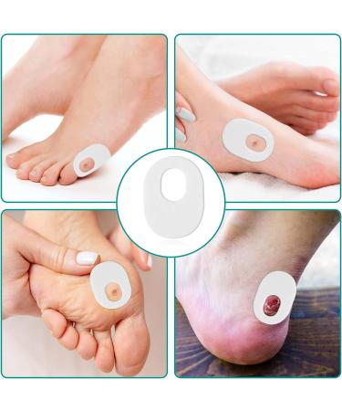 Thinp 48 Pieces Soft Felt Callus & Corn Cushions - Foot Pain Relief Pads for Men and Women - Self-Adhesive Foot Care Cushions (Oval) - Buy Online on GoSupps.com