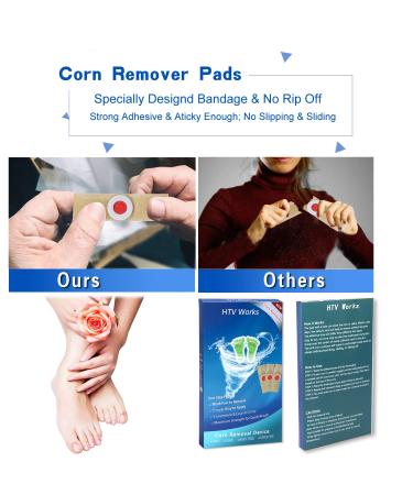 Callus and Toe Corn Remover for Fast Relief and Protection - 42 Pads - Buy Online on GoSupps.com
