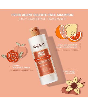 MIZANI Press Agent Thermal Smoothing Sulfate-Free Shampoo 8.5 Fl Oz - Gentle Cleansing for Smooth Hair - Buy Online on GoSupps.com