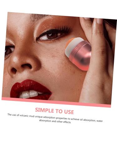 Healeved Volcanic Rock Oil Absorber Roller | Facial Skin Care Tool | Compact Oil-Absorbing Massager for Natural Skin Care | Face Ball Plastic - Buy Online on GoSupps.com