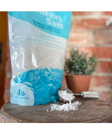Comfort Salt Magnesium Bath Flakes - 4lb Bag for Relaxation, Recovery & Wellness - Buy Online on GoSupps.com