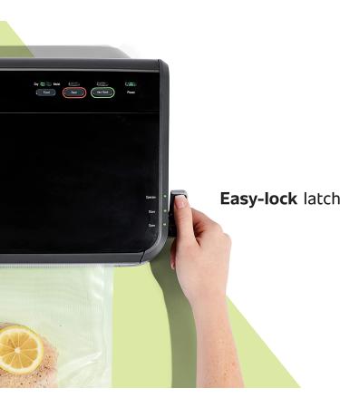FoodSaver Vacuum Sealer with Automatic Bag Detection - Sealer Bags and Roll - Handheld Vacuum Sealer for Airtight Food Storage and Sous Vide - Silver Black - Buy Online on GoSupps.com