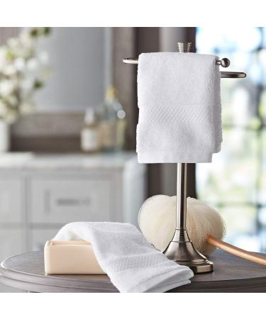 Hotel Premier Collection 100% Cotton Luxury Washcloth 2-pack White