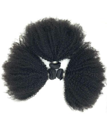 Brazilian Afro Kinky Curly Hair Extension 10 Inch - 100g Virgin Remy Human Hair Weave - Natural Black Color | 4B 4C Texture | 1 Bundle - Buy Online on GoSupps.com
