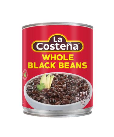 La Costea Whole Black Beans, 1.4 Pound Can (Pack of 12) 1.23 Pound (Pack of 12)