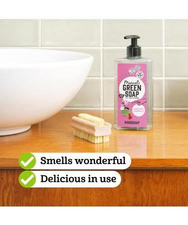 Buy Marcel's Green Soap Hand Soap - Patchouli & Cranberry - Eco-Friendly & Vegan - 6-Pack (500 ml) - 97% Biodegradable Liquid Soap - Buy Online on GoSupps.com