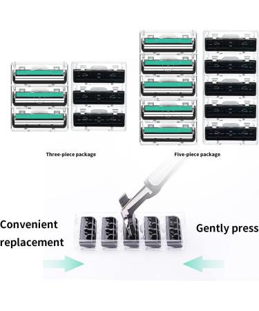 Miechua men's Razor Blade Refills Compatible with Atra razor handles.30 Count Delivers a Clean Close Shave - Buy Online on GoSupps.com