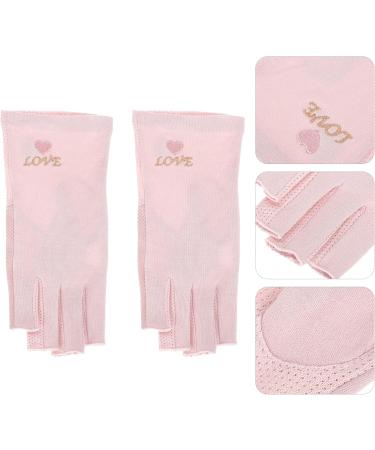 Fomiyes UV Resistant Fingerless Gloves for Nail Art & Skin Care | Anti-UV Hand Protection - Buy Online on GoSupps.com