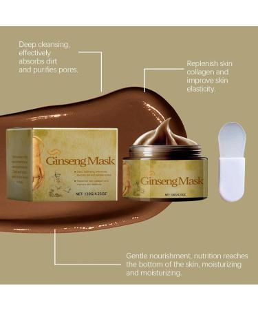 Gdiojnfg Peel Off Face Masque Ginseng Face Masque Refining Peel-off Masque 120g Refining Peel-off Facial Masque With Applicator Pore Minimizing Facial Masque Skin Care For Radiant Skin - Buy Online on GoSupps.com