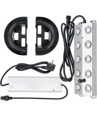 Mogoulua 10 Head Fog Maker - 7L/h Ultrasonic Fogger | 350W Waterproof Humidifier for Greenhouse Pond & Landscape Use - Buy Online on GoSupps.com