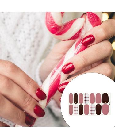 dijiusidy Nail Art Stickers Self-Adhesive Fingernail Decal with Strap Glue DIY Art Decor Full Cover Manicure Kits for Women Girls YMX214 - Buy Online on GoSupps.com