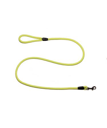 Leash - rope leash with hand loop Basic 10mm 27 colours 7 lengths (1.55 m fluor yellow) 1.55 m fluor yellow