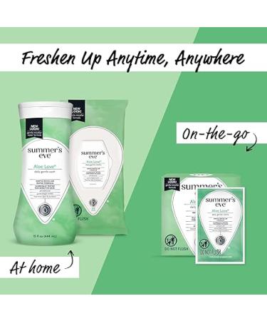 Summer's Eve 5 in 1 Cleansing Wash Aloe Love - 15 fl oz (444 ml) | Feminine Hygiene 3 pack - Buy Online on GoSupps.com