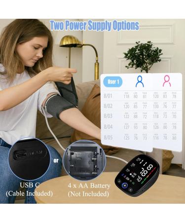 Buy TOPBOMED Upper Arm Electronic Blood Pressure Monitor - Accurate Automatic Large Cuff LED Backlit - Best Home Use Device for Health Monitoring - Buy Online on GoSupps.com