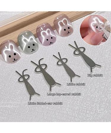 Rabbit-Shaped Nail Magnet Tool Heart Effect Manicure Art Accessory 4cm for Salon Styling Gathering Dating and Travel Use Including Beginners and Professionals - Buy Online on GoSupps.com
