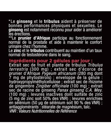 Blanche Bresson Phyto Viriprosta Virility and Urinary Comfort Tribulus Ginseng African Plum Tree - 60 Capsules - 30 Day Cure - Made in France - Buy Online on GoSupps.com