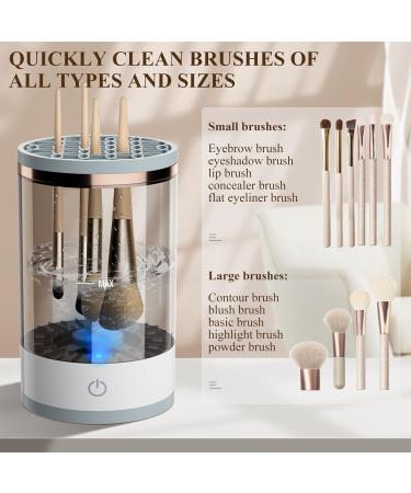 2024 New Electric Makeup Brush Cleaner Cosmetic Brush Cleaner Makeup Brush Cleaner Automatic Spinning Makeup Brush Cleaner Fit For All Size Makeup Brush - Buy Online on GoSupps.com
