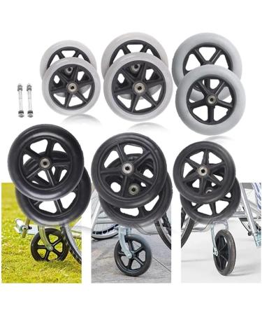 2 Pack Replacement Wheels for Walker Replacement Wheels for Walker Front Wheels for Wheelchair Replacement Casters(Gris 20Cm/8In) 20Cm/8In Gris - Buy Online on GoSupps.com