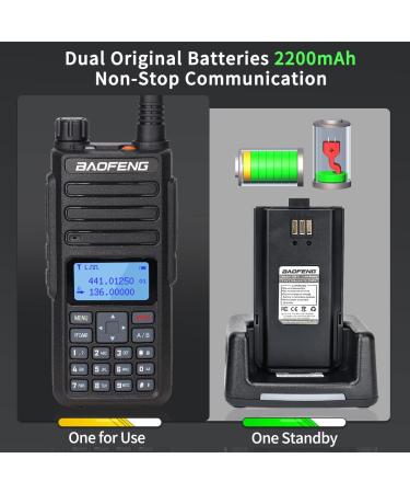 Baofeng BF-H6 10W High Power Dual Band Handheld Walkie Talkie Set with USB Programming Cable - Full Kit Included - Buy Online on GoSupps.com