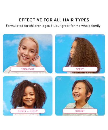 Evereden Happy Hair Duo for Kids - Vegan Shampoo & Conditioner Set with Detangler Brush | Strengthens & Smooths All Hair Types - Buy Online on GoSupps.com