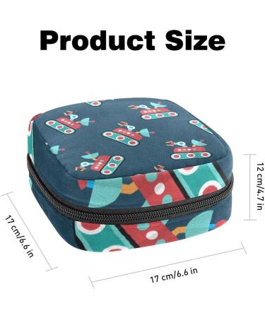 Womens Bonds Storage Pockets | Cute Pattern Portable Period Kit | Feminine Product Bag for Girls | Color 4 - Buy Online on GoSupps.com
