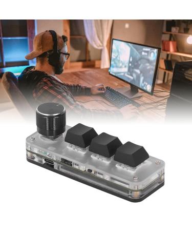 Mini Keypad Plug and Play Widely Used Programmable 3-Key Keypad Blue Switch for Industrial Control - Buy Online on GoSupps.com