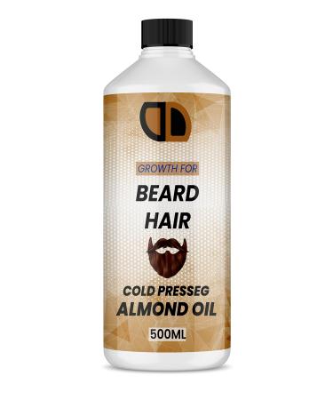Faster Growth Huile d'amande bio pour barbe et moustache 500 ml