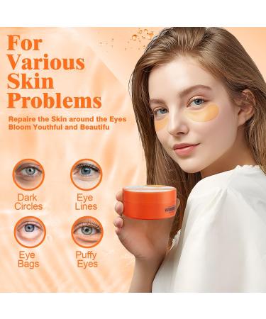 Under Eye Patches - 60 Pcs | Hyaluronic Acid & Collagen | Dark Circles, Wrinkles & Puffiness Treatment - Buy Online on GoSupps.com