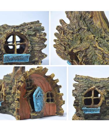 FAZ Hongfa Betta Holzhaus Aquarium Decorations & Hiding Caves for Small & Medium Fish | Premium Resin Ornament - Buy Online on GoSupps.com