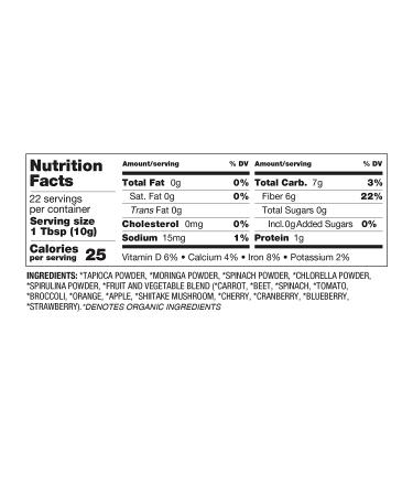 BetterBody Foods Organic Greens Blend (8 oz) - Superfood Powder for Nutrition & Smoothie Boosting - Buy Online on GoSupps.com