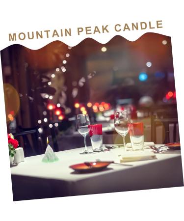 FRCOLOR Mini Mountain Scented Candles - Aromatic Decorative Desktop Candle for Home - Green 8x7x7cm - Buy Online on GoSupps.com