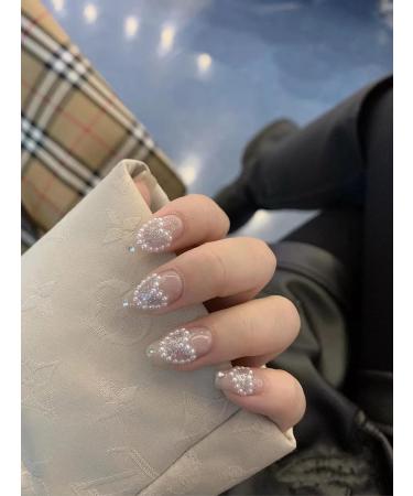 Luxurious Nail Art Pearls - 2 Boxes Mixed Sizes Rhinestones for Women's Nail Decoration - Buy Online on GoSupps.com