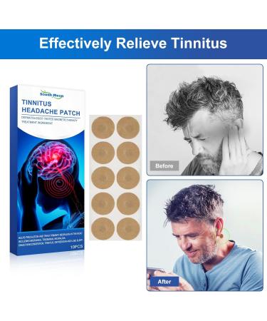 Tinnitus Patches - 10 PCs Ear Pain Relief Patches for Hearing and Itchy Ears | Non-Woven Fabric Solution - Buy Online on GoSupps.com