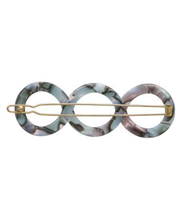 France Luxe Triple Circle Tige Boule Barrette - South Sea | Elegant Hair Accessory - Buy Online on GoSupps.com