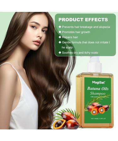  MagiSel Batana Oil Hair Growth Shampoo 100ml strengthening and regrowth formula for men and women with thinning hair or hair loss enriched with rosemary to nourish the - Buy Online on GoSupps.com