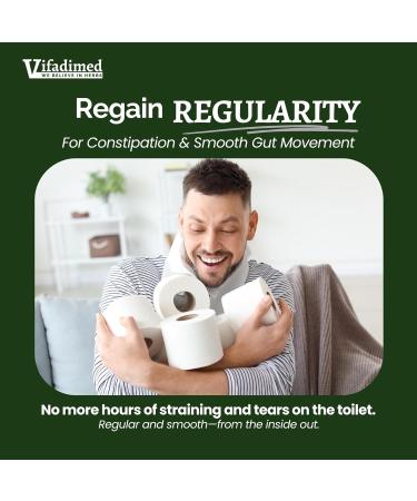 Rhubarb Gut Motility Assist for Bowel Movement and Regularity Constipation Relief Bloating & Gas Relief Mucus Production Activator Lining & Microbiome Support 90 Capsules Unflavoured 90 capsules - Buy Online on GoSupps.com