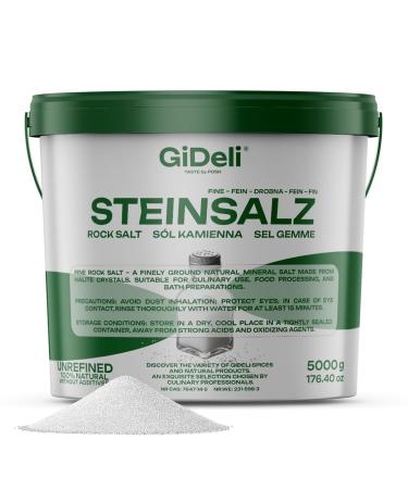 Sel gemme fin 5 kg naturel non raffin sans additifs pour la cuisine la transformation des aliments les salles de bains