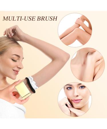 2 PCS Tanning Brush Body Makeup Brush Self Tanner Brush for Body Kabuki Foundation Brush Body Makeup Blend & Blur Tan Brush Applicator for Body & Leg Makeup Tanning Brush for Tanners(Black Gold) - Buy Online on GoSupps.com