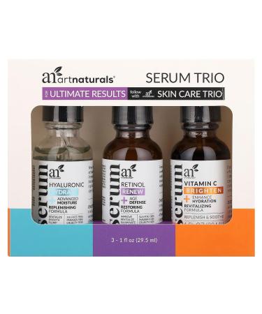 Artnaturals Serum Trio Set - 3 Serums (1 fl oz Each) for Radiant Skin - Buy Online on GoSupps.com