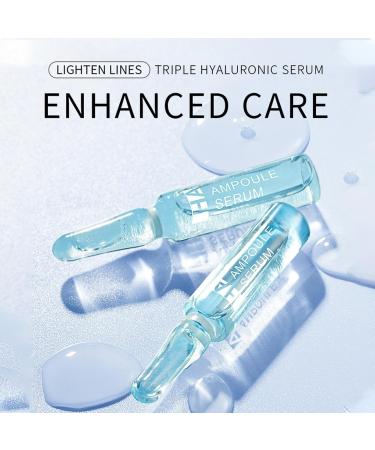 Hyaluronic Acid Concentrated Ampoules For Face Serum Deeply Moisturize Hyaluronic Acid Serum For Face Face Care For A Natural Face Lift Face Serum For Women & Men -7x2ml Ampoules. - Buy Online on GoSupps.com