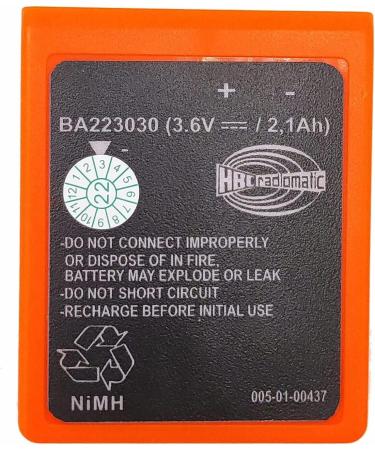 Buy 3.6V 2100mAh BA223030 HBC Rechargeable Battery for Crane Remote Control - International Shipping Available - Buy Online on GoSupps.com