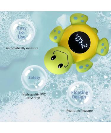 Toddler Bath Thermometer | Cartoon Turtle Thermograph & Temperature Monitor for Safe Bathing - Buy Online on GoSupps.com