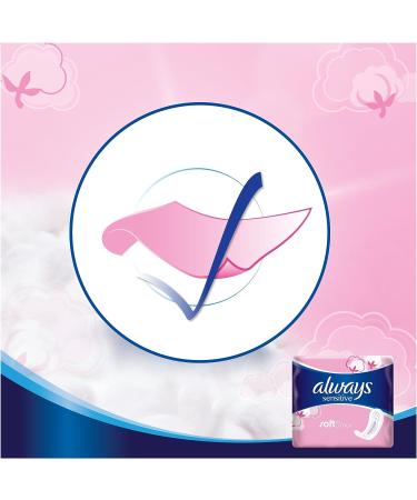 Always Sensitive Normal Ultra Sanitary Towels 16 Pads - No Wings, 16 Pack - Buy Online on GoSupps.com