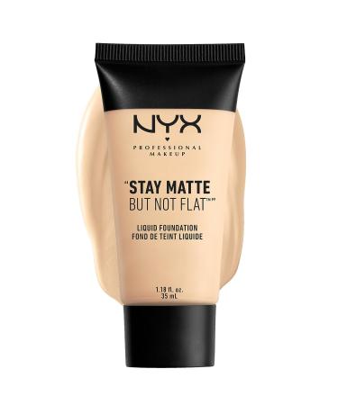 NYX Stay Matte Not Flat Liquid Foundation Ivory SMF01 - Lightweight Coverage - Buy Online on GoSupps.com